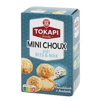 Mini choux Tokapi  Bleu-/noix60g