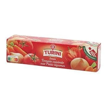 Sauce Tomate cuisinée Turini Aux petits légumes - 180g
