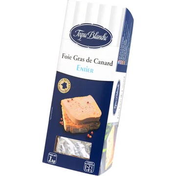 Toque Blanche Whole Duck Foie Gras in Terrine 1 kg