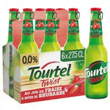 Tourtel Twist Biere sans Alcool Fraise Rhubarbe 6x 275 ml