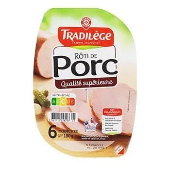Rôti de porc Tradilège 6 tranches VPF 180g