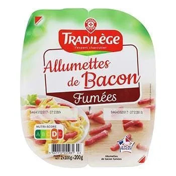 Allumettes bacon fumé Tradilège 2x100g