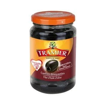 Olives noires Tramier Dénoyautées - 150g