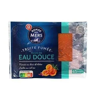 Freshwater Trout Ronde des Mers x4 slices - 100g
