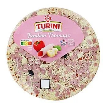 Pizza fraîche Turini Jambon fromage - 450g