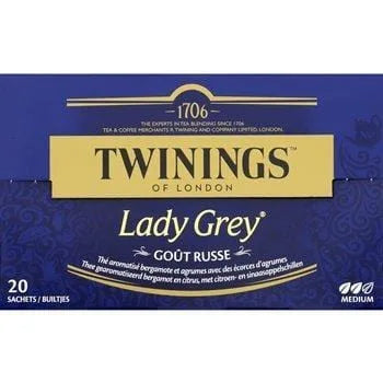 Thé lady grey Twinings x20 sachets -  40g