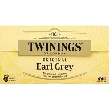 Thé Earl Grey Twinings x25 sachets - 50g