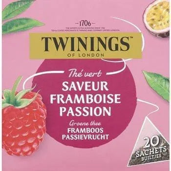 Thé vert Twinings Framboise Passion x20 - 32g