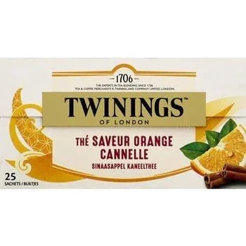 Thé noir Twinings Orange cannelle x25 - 50g