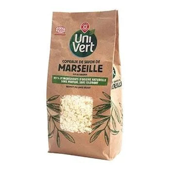 Copeaux savon Marseille Uni Vert Ecocert - 750g