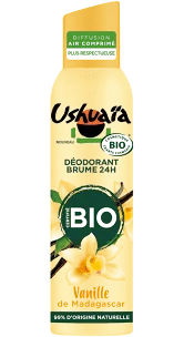 Ushuaia Spray Déodorant Bio Vanille de Madagascar 200ml
