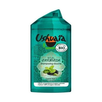 Ushuaia Gel Douche Bio Cumin Noir Menthe 250ml