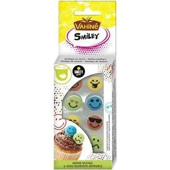 Décors à poser smiley Vahiné 1 pièce