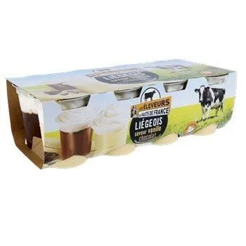 Liégeois Vanille et Chocolat x8