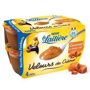 La Laitière Velours de Crème Caramel 4x85g