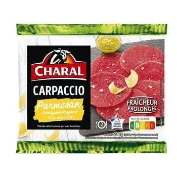 Charal Beef Carpaccio with Parmesan 230g