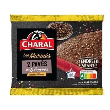 Charal Marinated Steaks 3 Peppers (x2) 260g