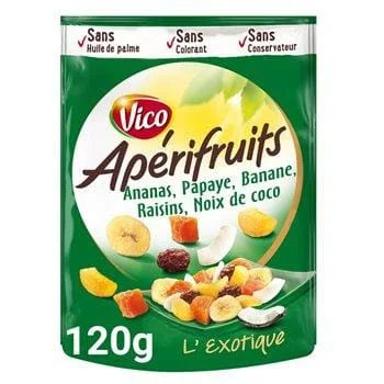 Mélange Apérifruits Vico Fruits exotiques - 120g