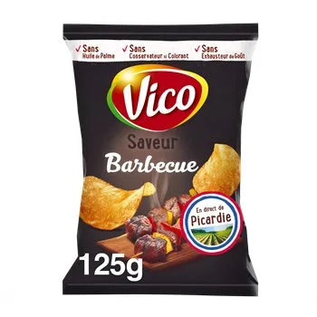 Vico Grill Chips with Barbecue Sauce 120g