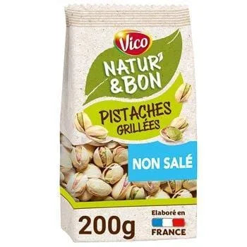 Pistaches Natur' & Bon Vico Grillées non salées - 200g