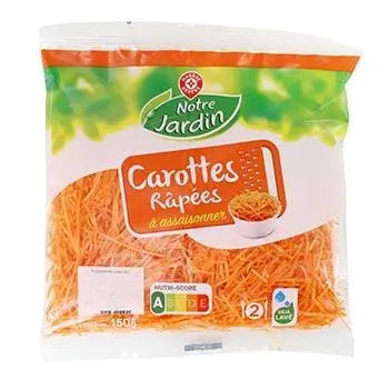 Carrots Rapées 150g