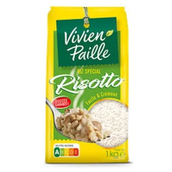 Vivien Paille Superfino Risotto Rice 1kg bag of premium risotto grains.