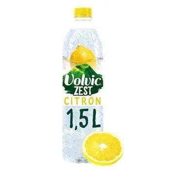 Eau aromatisée Volvic Zest Citron - 1,5L