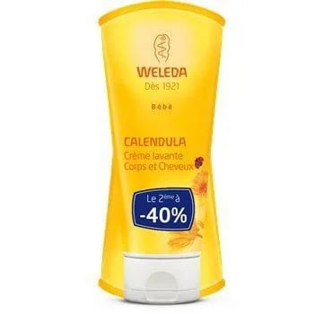 Crème lavante Weleda Corps + cheveux - 2x200ml
