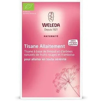 Tisane allaitement bio Weleda Goût fruits rouges - 20 sachets