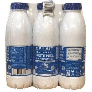 Lait C'est Qui le Patron 1/2 écrémé - 6x0,5l
