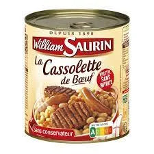 William Saurin Cassolette de Bœuf sans Nitrite 840 g