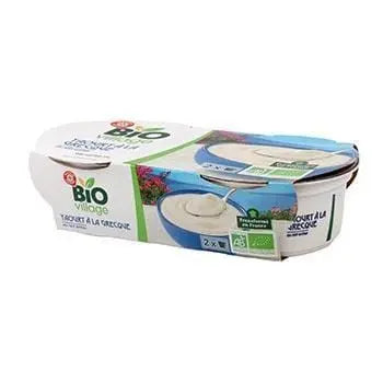 Bio Village Greek Yoghurt Plain 2x150g