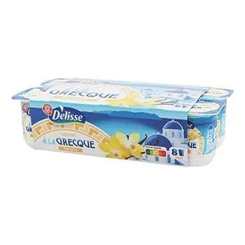 Délisse Vanilla Greek Yoghurt - 8x125g