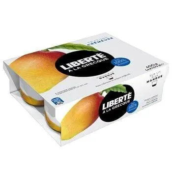 Liberté Greek Yoghurt on a Bed of Mango 4x100g