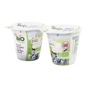 Bio Village Yoghurt Brebis Lit de Myrtille 125g