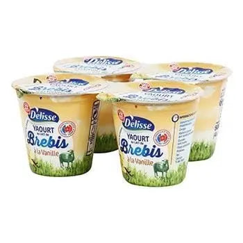 Délisse Vanilla Ewe's Milk Yoghurt - 4x125g