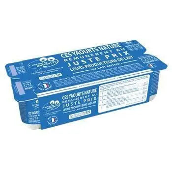 C'est Qui Le Patron Natural firm yoghurt 8x125g