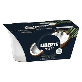 Liberté Yoghurt on Coconut Bed 2x115g