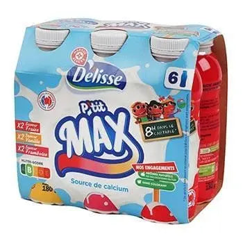 Délisse Drinking yoghurt 3 flavours - 6x180g