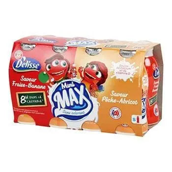 Délisse Drinking yoghurt Petits Délis fruits - 8x100g