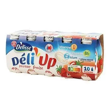 Délisse Drinking yoghurt DéliUp' Strawberry - 10x100g