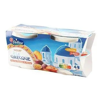 Délisse Greek Style Yoghurt with Yellow Fruit - 4x150g