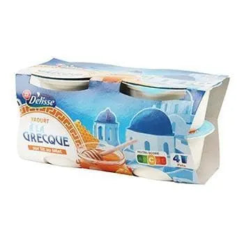 Delisse Greek Yoghurt with Honey - 4x150g