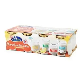 Délisse Flavoured yoghurt 4 flavours - 8x125g