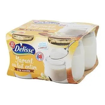 Délisse Vanilla Flavoured Yoghurt - 4x125g