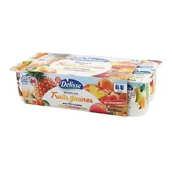 Délisse Yellow Fruit Yoghurt - 8x125g
