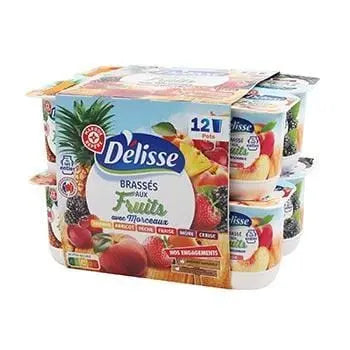 Délisse Fruit Yoghurts Mixed Fruit 12x125g