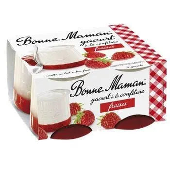 Bonne Maman Strawberry Jam Yoghurt 4x125g
