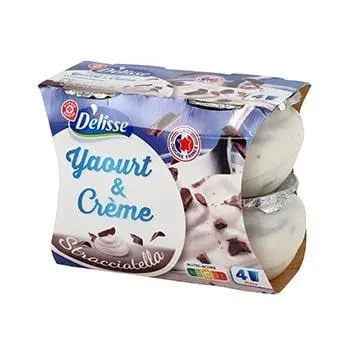 Délisse Yoghurt Cream Stracciatella - 4x125g