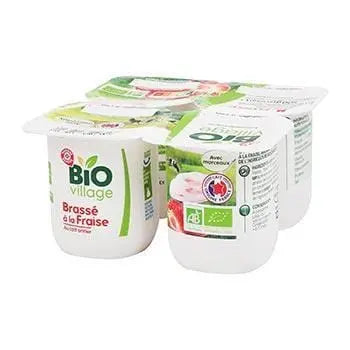 Bio Village Strawberry Yoghurt with Chunks 4x125g